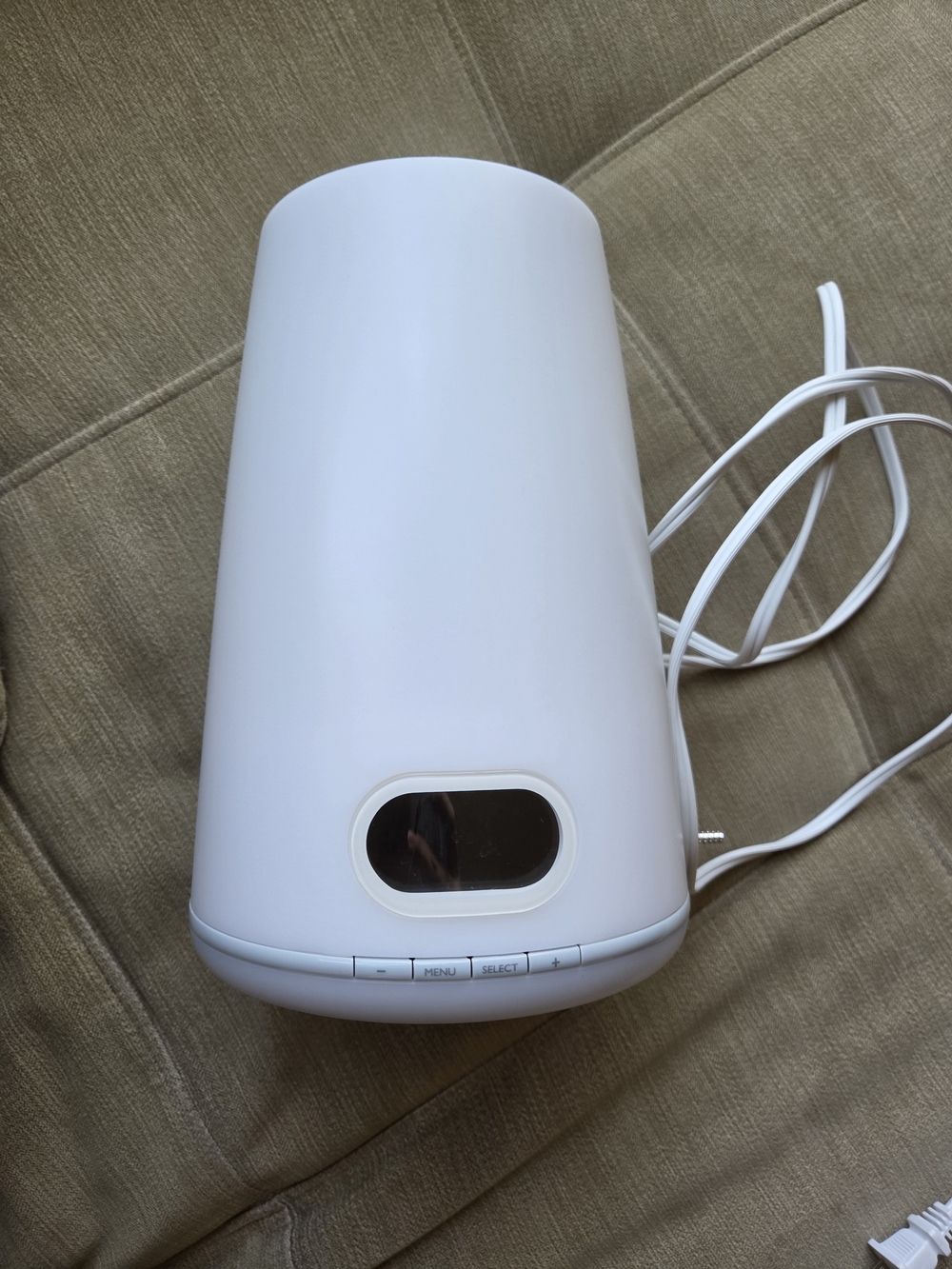 Philips White Portable Speaker with Display Window